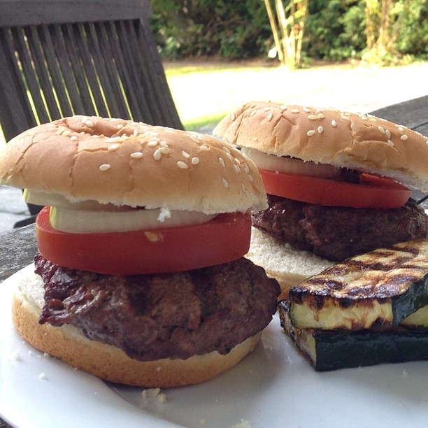 Quick burgers from the for lunch yesterday